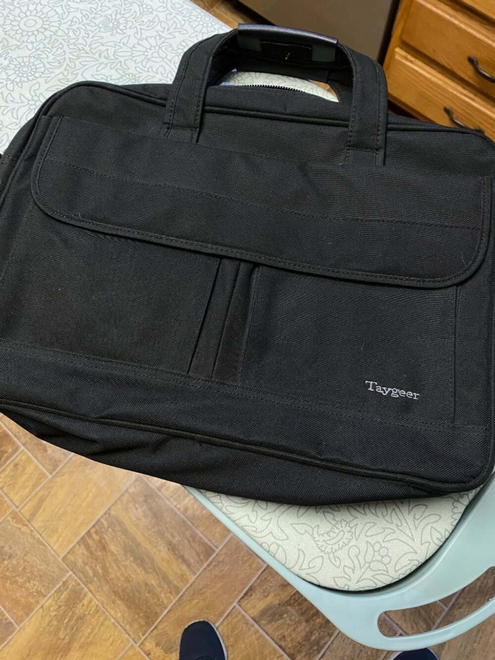Taygeer Black Laptop Computer Bag Briefcase Business Travel Work